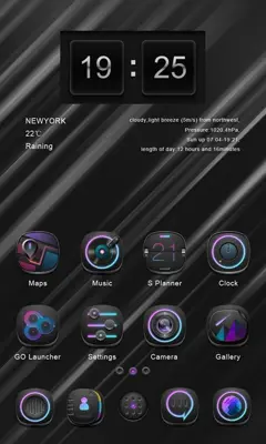 Dark Chic GOLauncher EX Theme android App screenshot 4